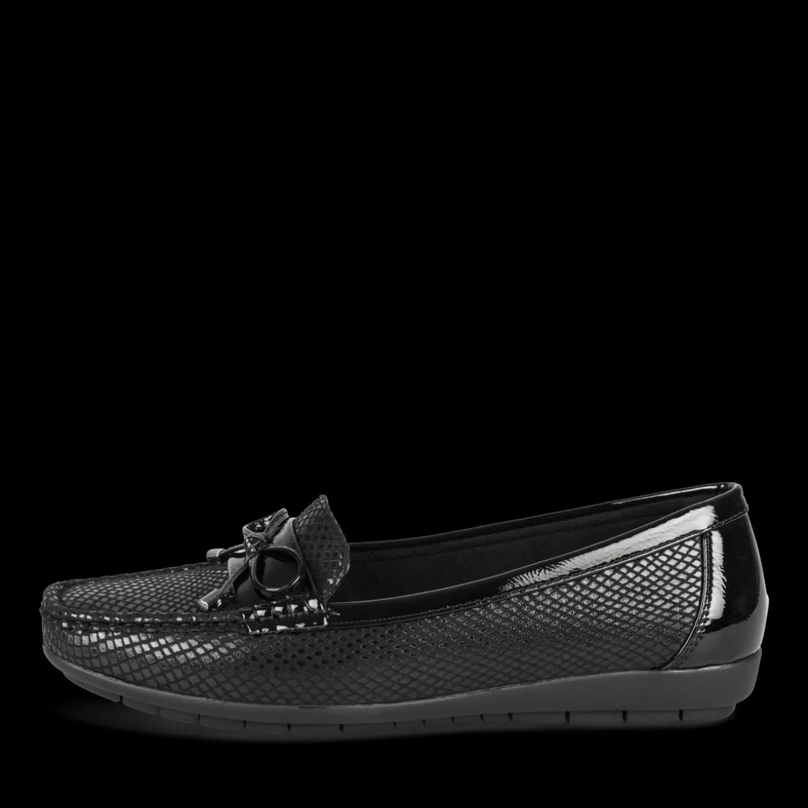 Mocassins ZWART
