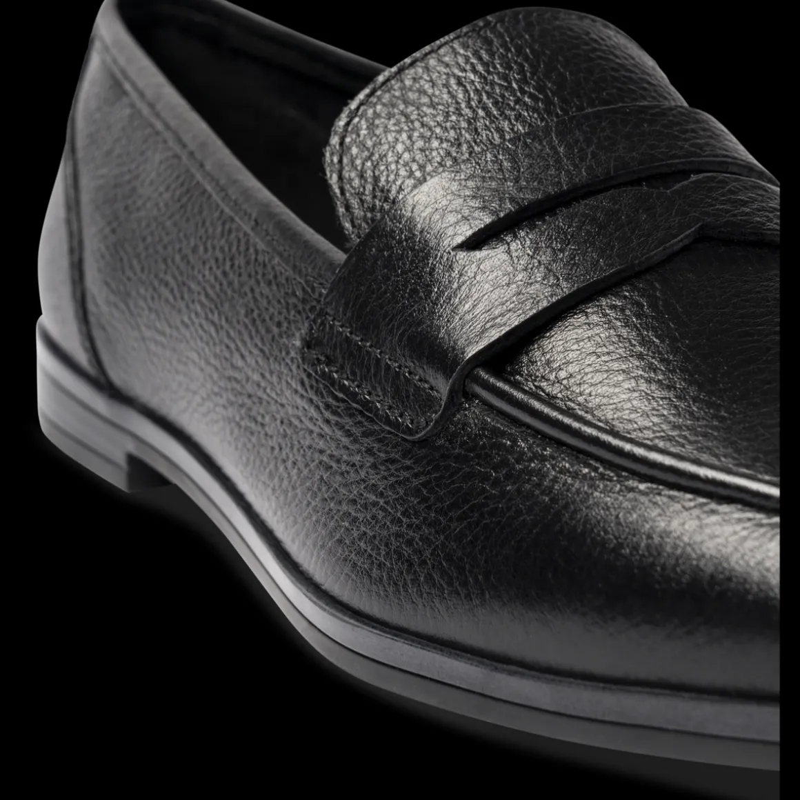 Mocassins ZWART