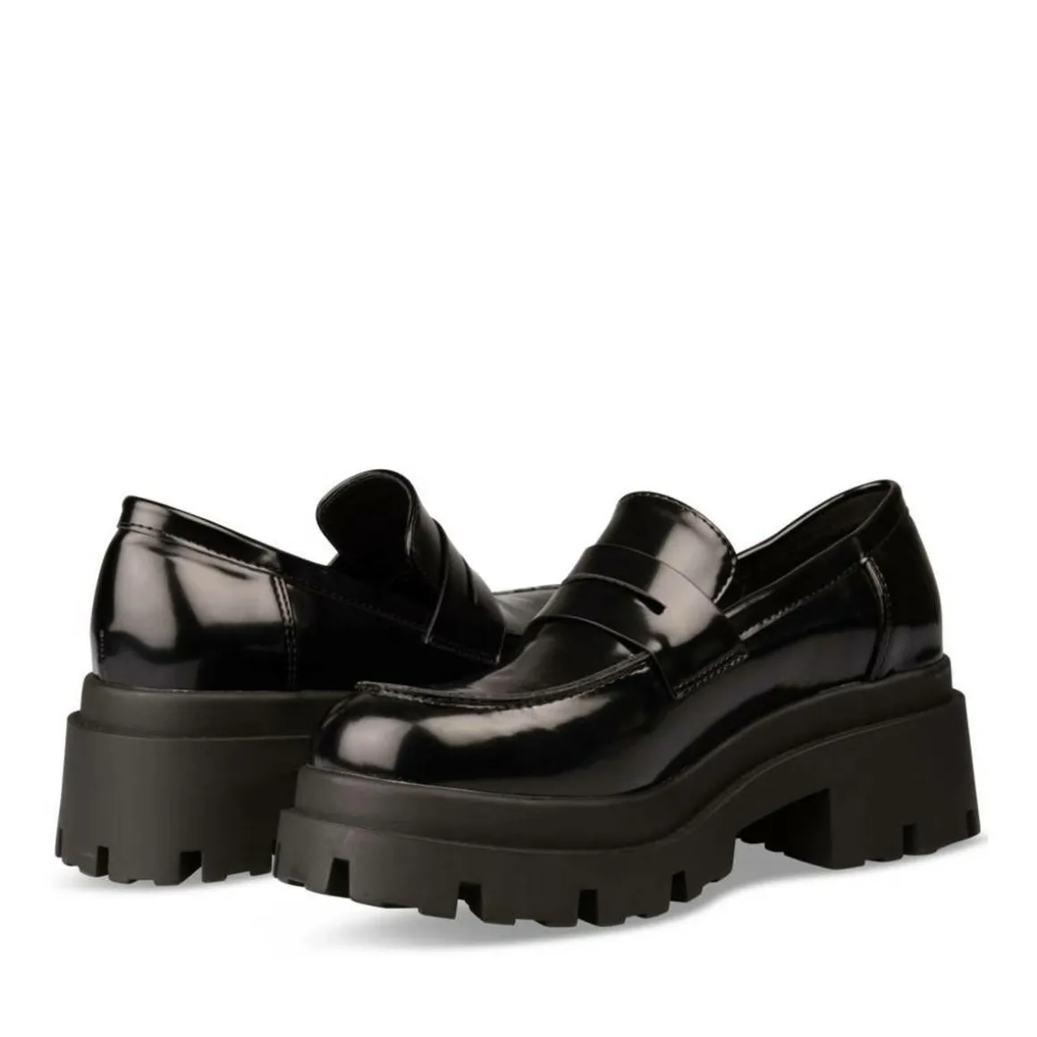 Mocassins ZWART