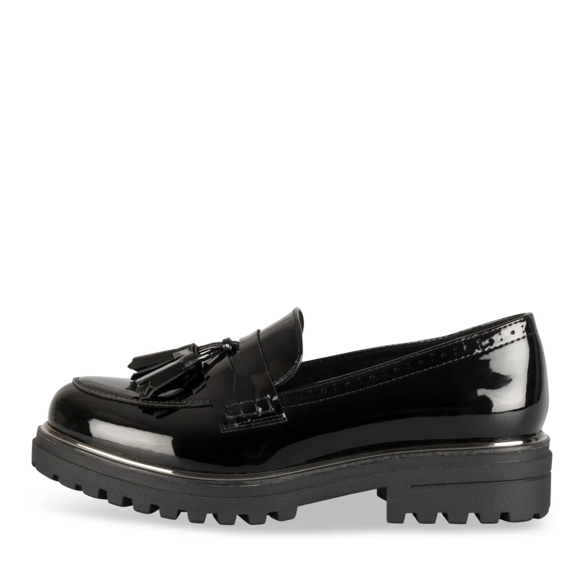 Mocassins ZWART