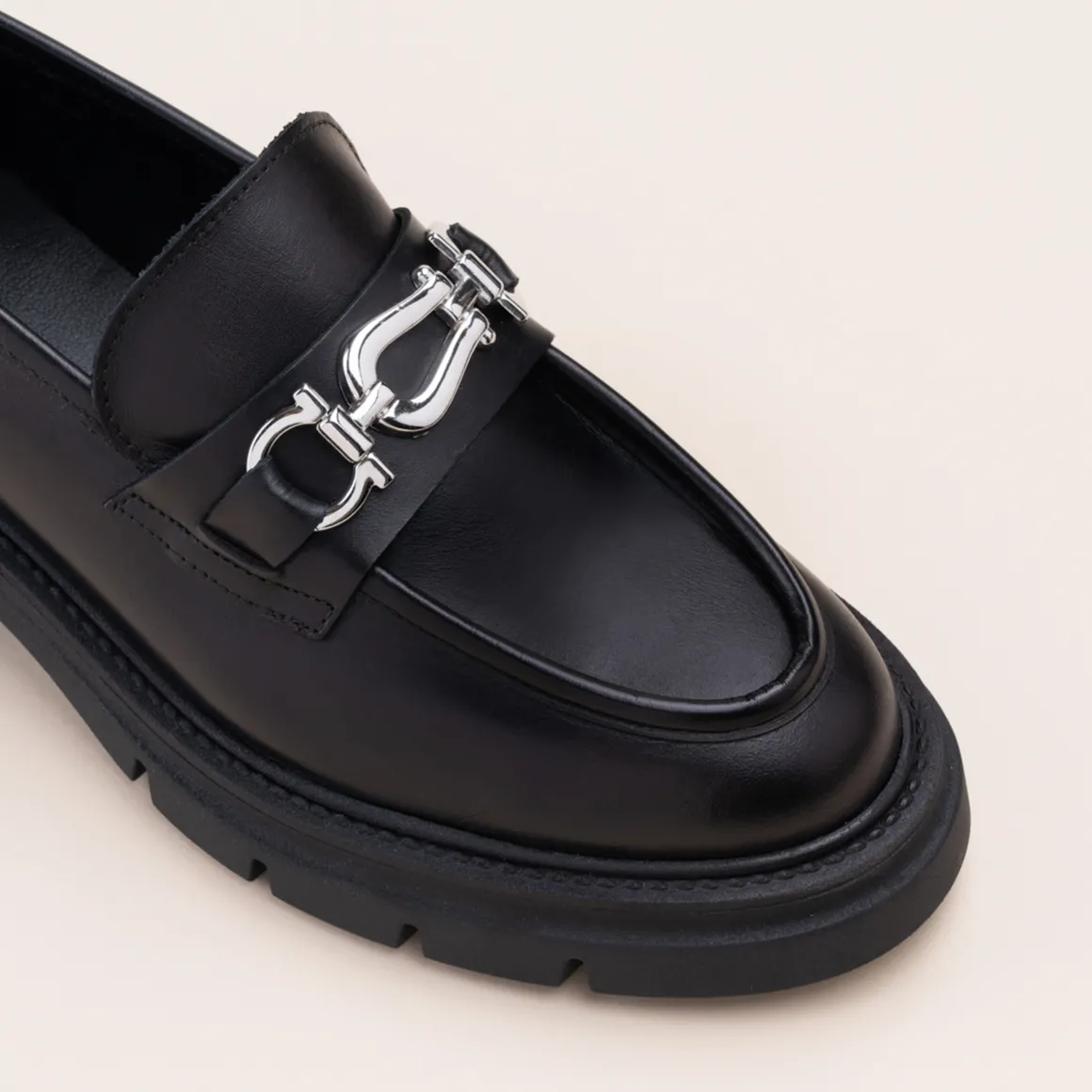 Mocassins ZWART