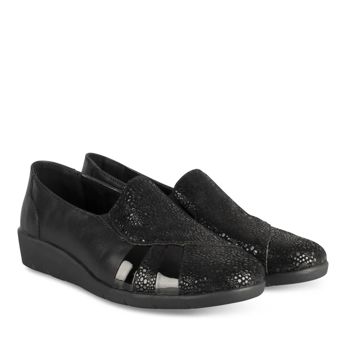Mocassins ZWART