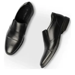 Mocassins ZWART NEOSOFT HOMME LEER