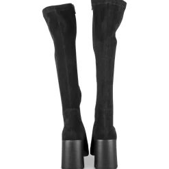 Overknees ZWART MERRY SCOTT