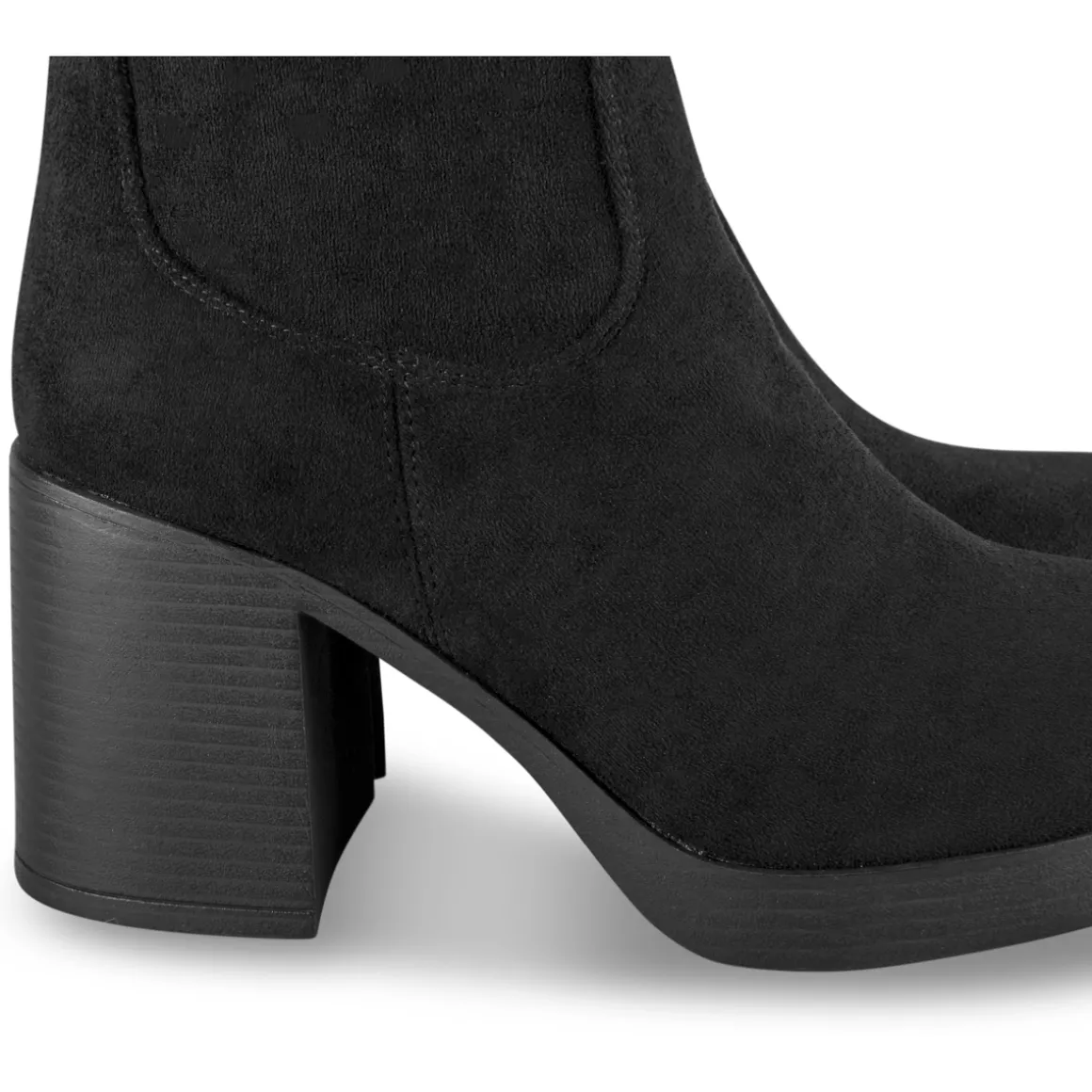 Overknees ZWART MERRY SCOTT