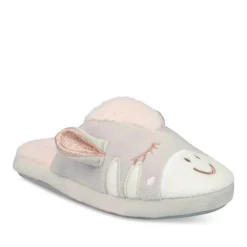 Pantoffels eenhoorn GRIJS LOVELY SKULL