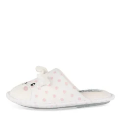 Pantoffels hond WIT LOVELY SKULL