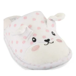 Pantoffels hond WIT LOVELY SKULL