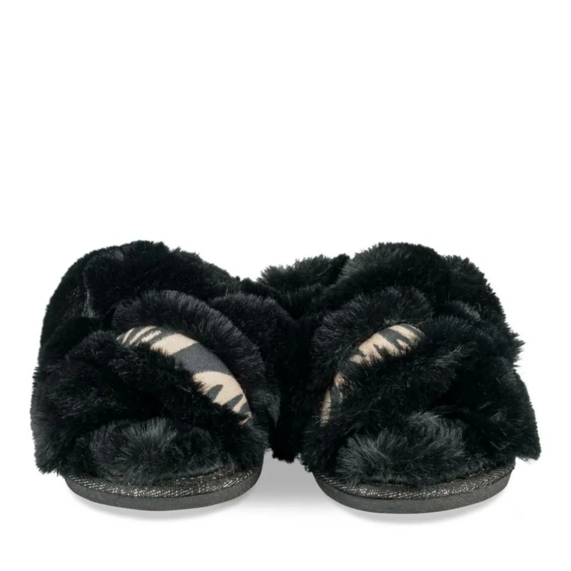Pantoffels KASTANJEBRUIN