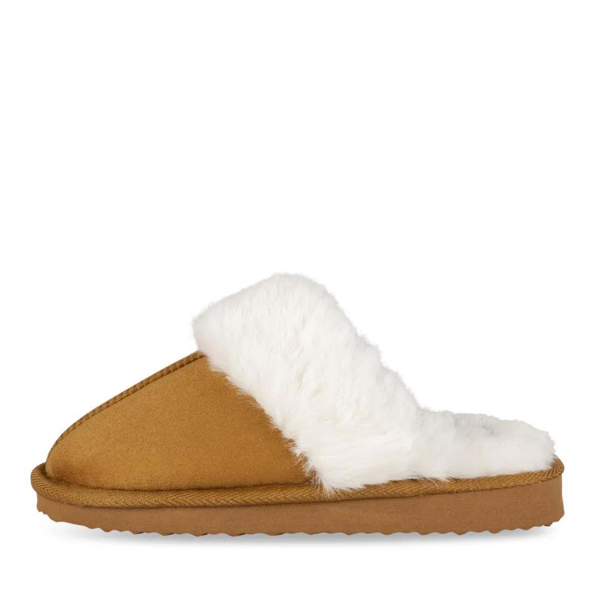 Pantoffels KASTANJEBRUIN
