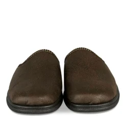 Pantoffels KASTANJEBRUIN