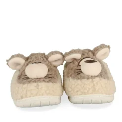 Pantoffels muis KASTANJEBRUIN TAMS