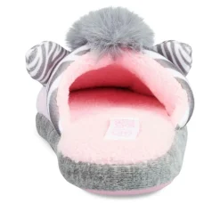 Pantoffels zebra GRIJS LOVELY SKULL