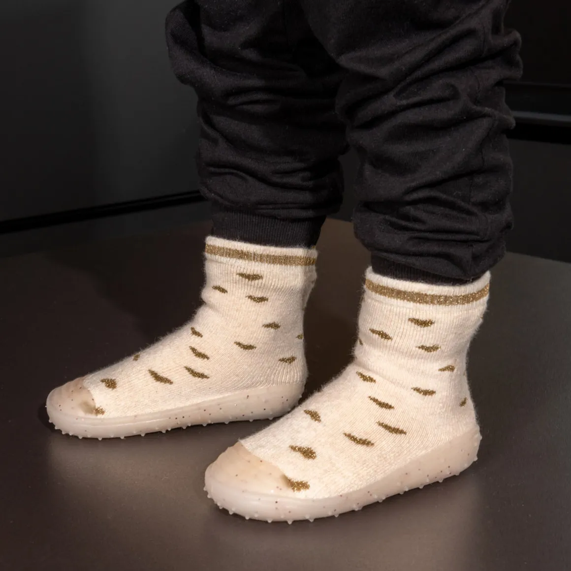 Pantoffelsokken BEIGE