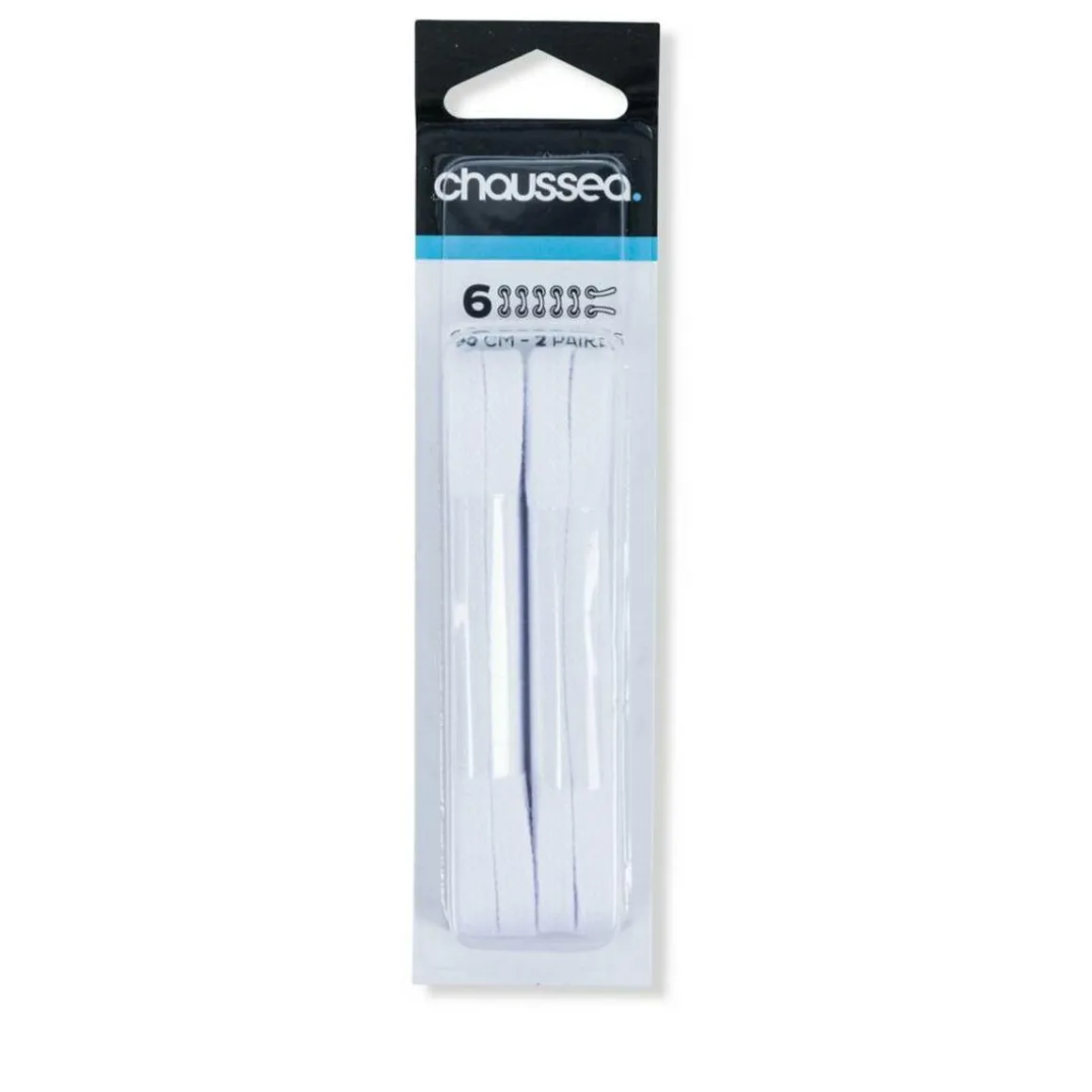 Platte veters 90 cm wit CHAUSSEA