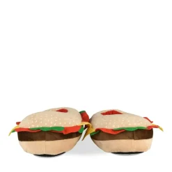 Pluche pantoffels burger MULTICOLOR DENIM SIDE