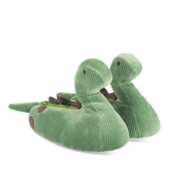 Pluche pantoffels dinosaurus GROEN TAMS
