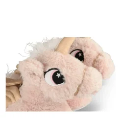 Pluche pantoffels eenhoorn ROZE LOVELY SKULL