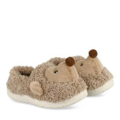 Pluche pantoffels egel KASTANJEBRUIN CHARLIE & FRIENDS