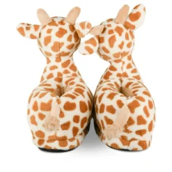 Pluche pantoffels giraf KASTANJEBRUIN LOVELY SKULL