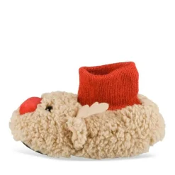 Pluche pantoffels rendier KASTANJEBRUIN NINI & GIRLS