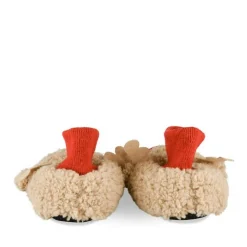 Pluche pantoffels rendier KASTANJEBRUIN NINI & GIRLS