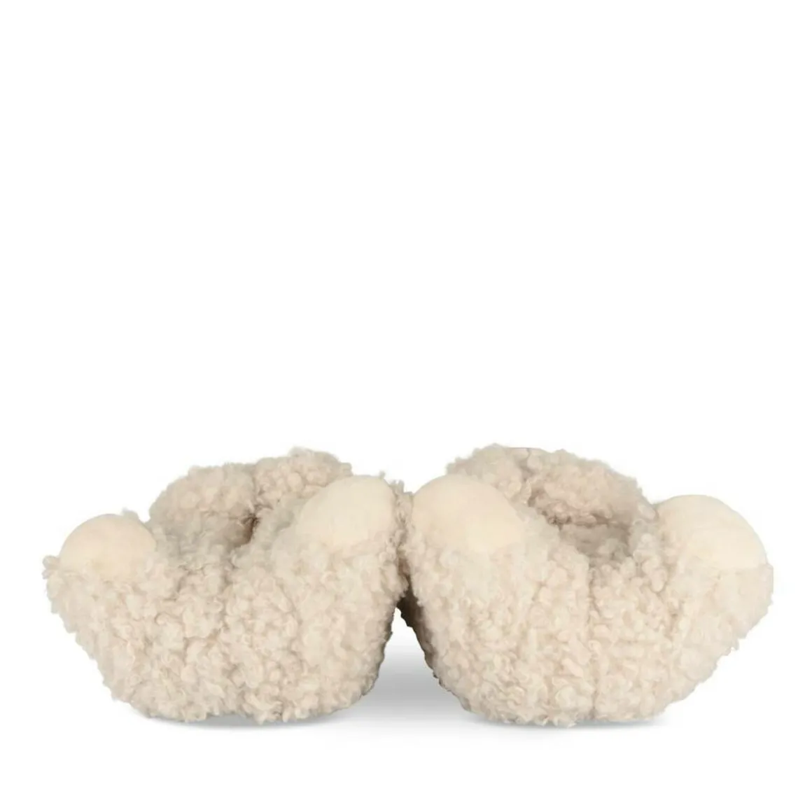 Pluche pantoffels teddybeer BEIGE MERRY SCOTT