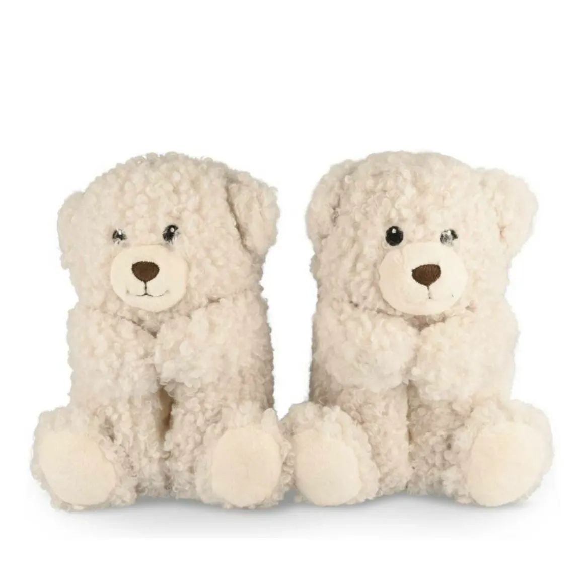 Pluche pantoffels teddybeer BEIGE MERRY SCOTT