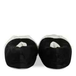 Pluche pantoffels voetbal ZWART TAMS