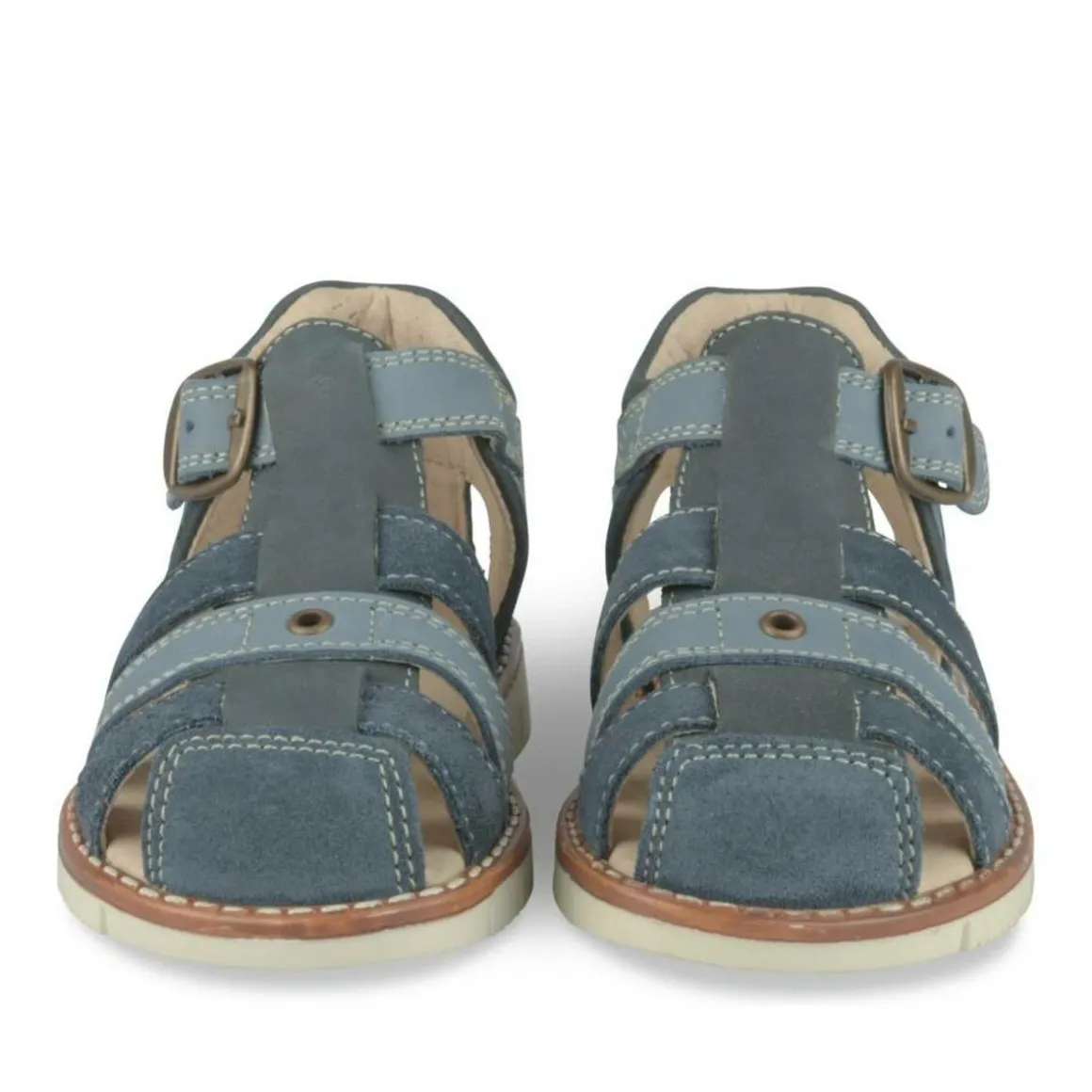 Sandalen BLAUW CHARLIE & FRIENDS LEER