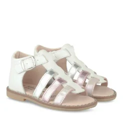 Sandalen WIT NINI & GIRLS LEER