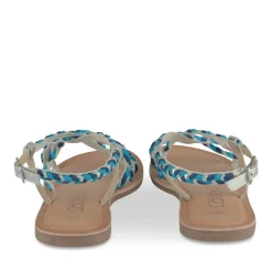 Sandalen ZILVER LITTLE LOLITA LEER
