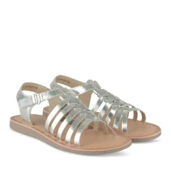 Sandalen ZILVER LOVELY SKULL LEER