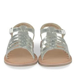 Sandalen ZILVER LOVELY SKULL LEER