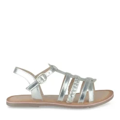 Sandalen ZILVER LOVELY SKULL LEER