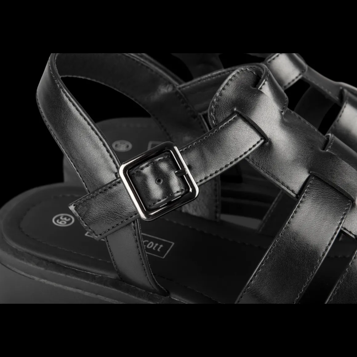 Sandalen ZWART