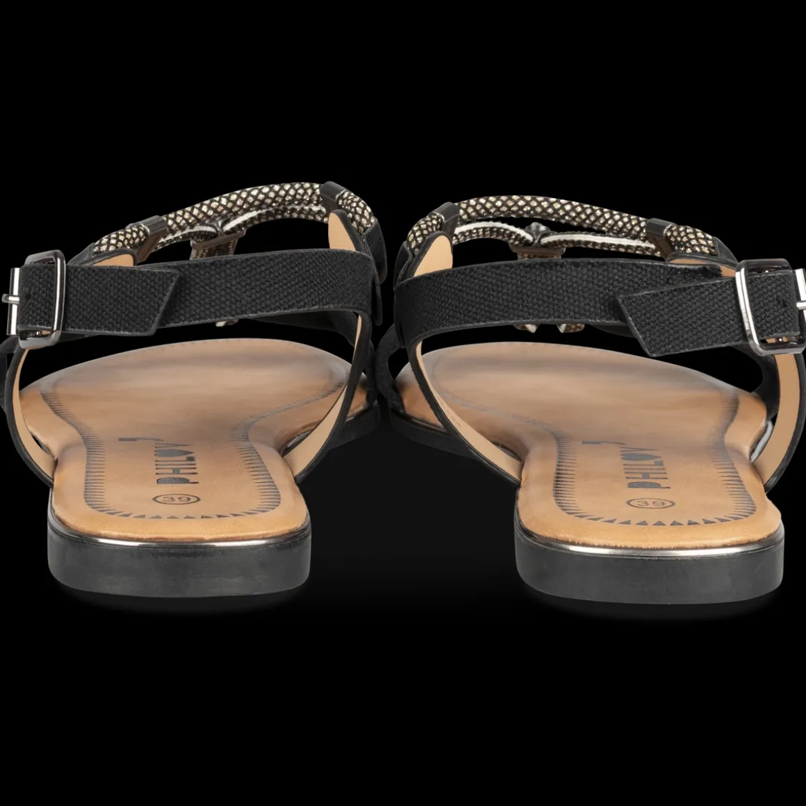 Sandalen ZWART