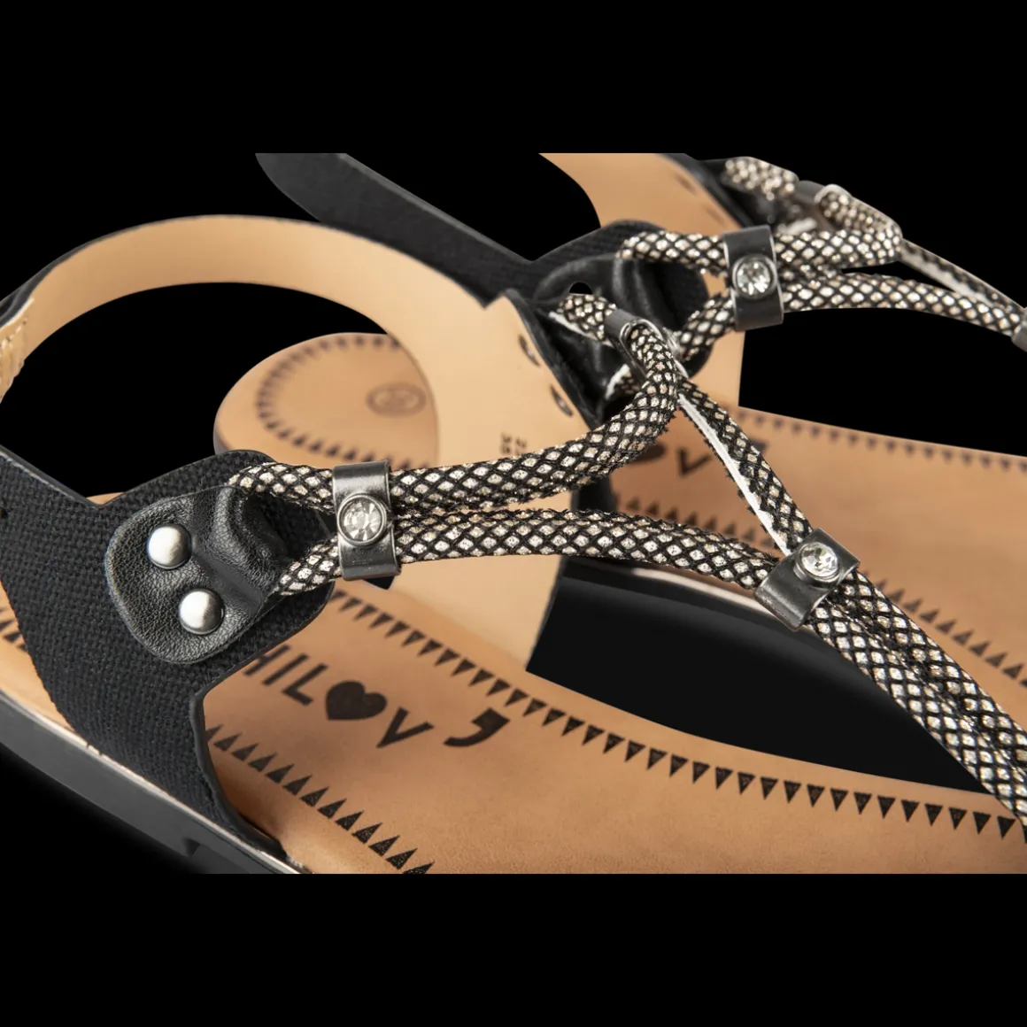 Sandalen ZWART