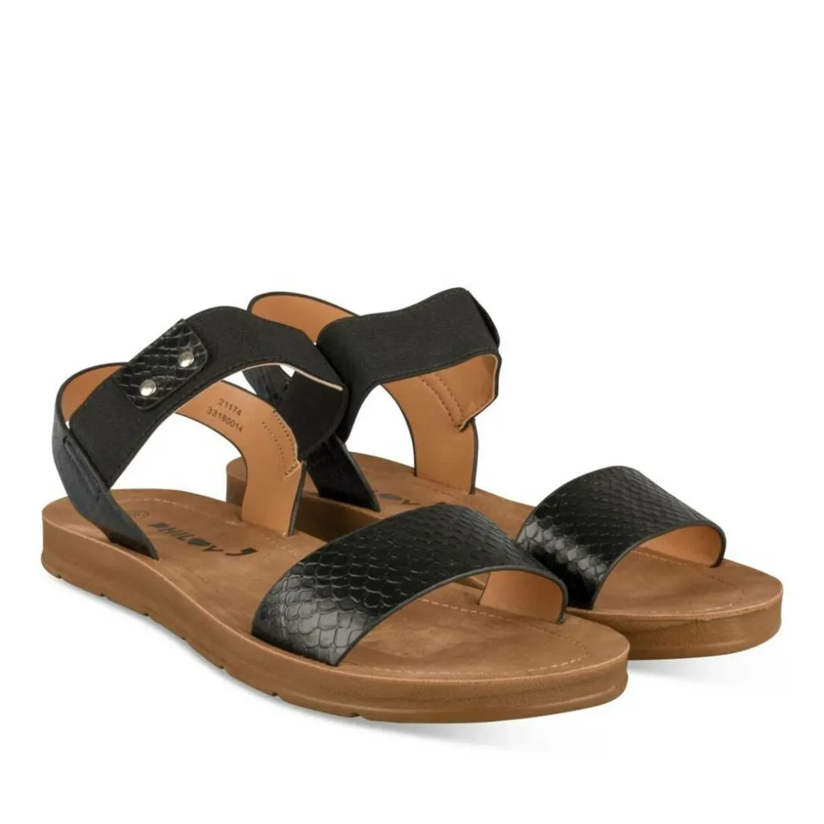 Sandalen ZWART
