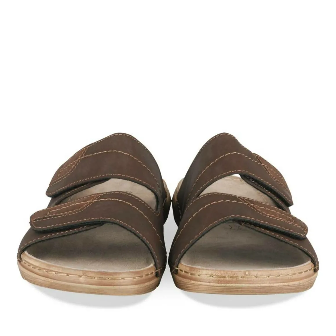 Slippers KASTANJEBRUIN