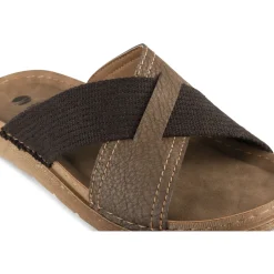 Slippers KASTANJEBRUIN