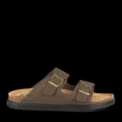 Slippers KASTANJEBRUIN