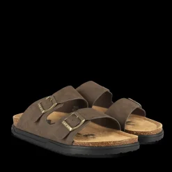 Slippers KASTANJEBRUIN