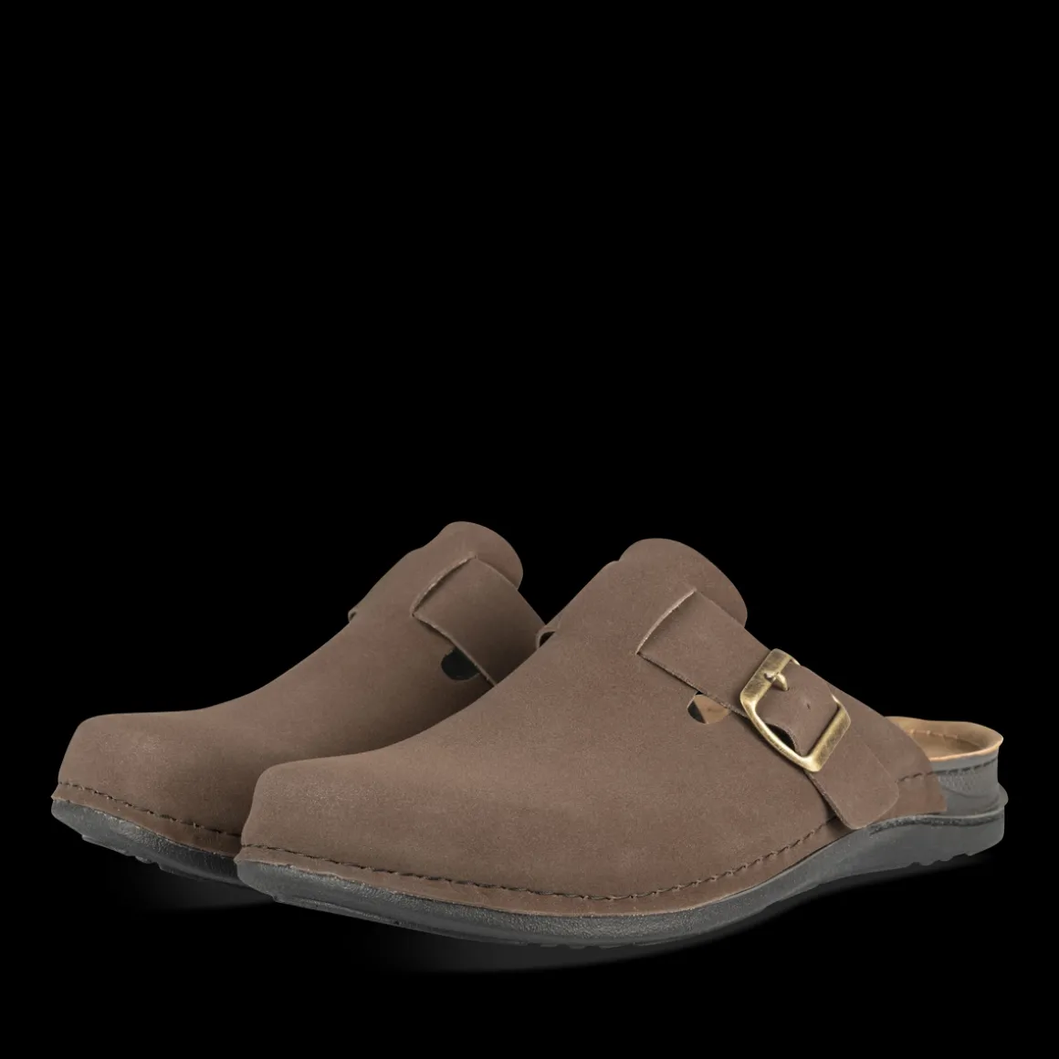 Slippers KASTANJEBRUIN