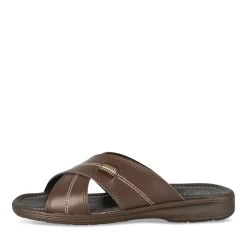 Slippers KASTANJEBRUIN