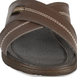 Slippers KASTANJEBRUIN