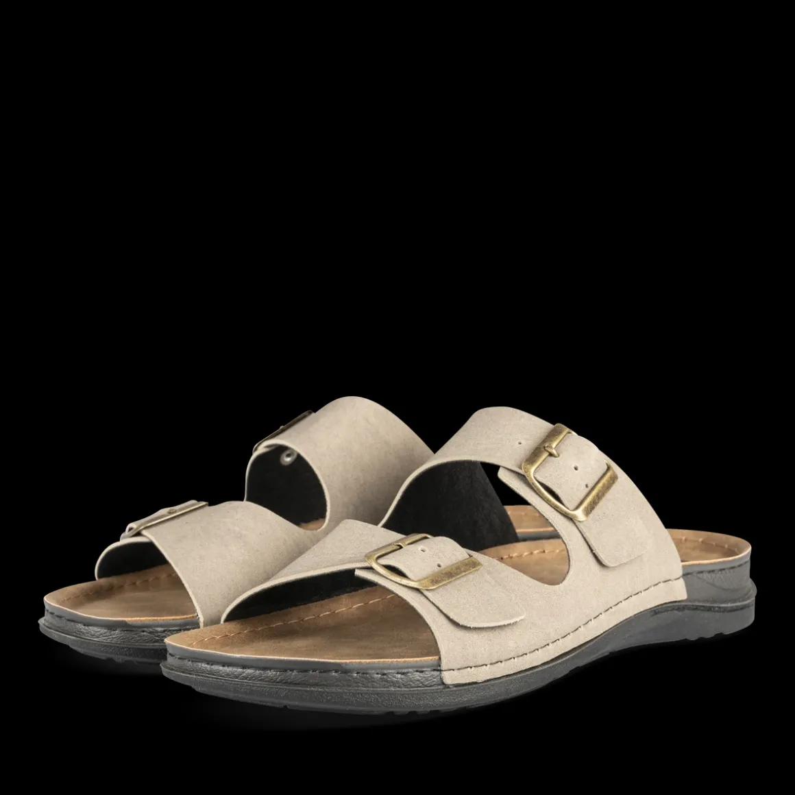 Slippers KASTANJEBRUIN