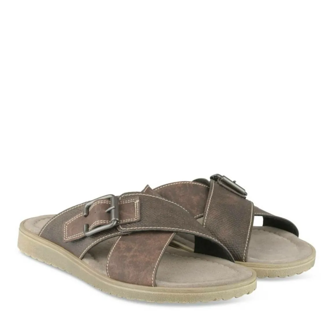 Slippers KASTANJEBRUIN