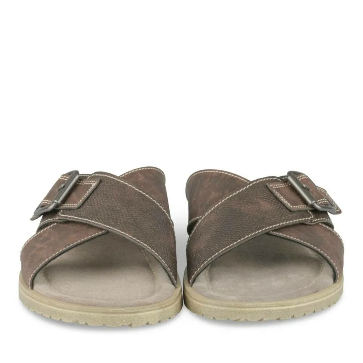 Slippers KASTANJEBRUIN