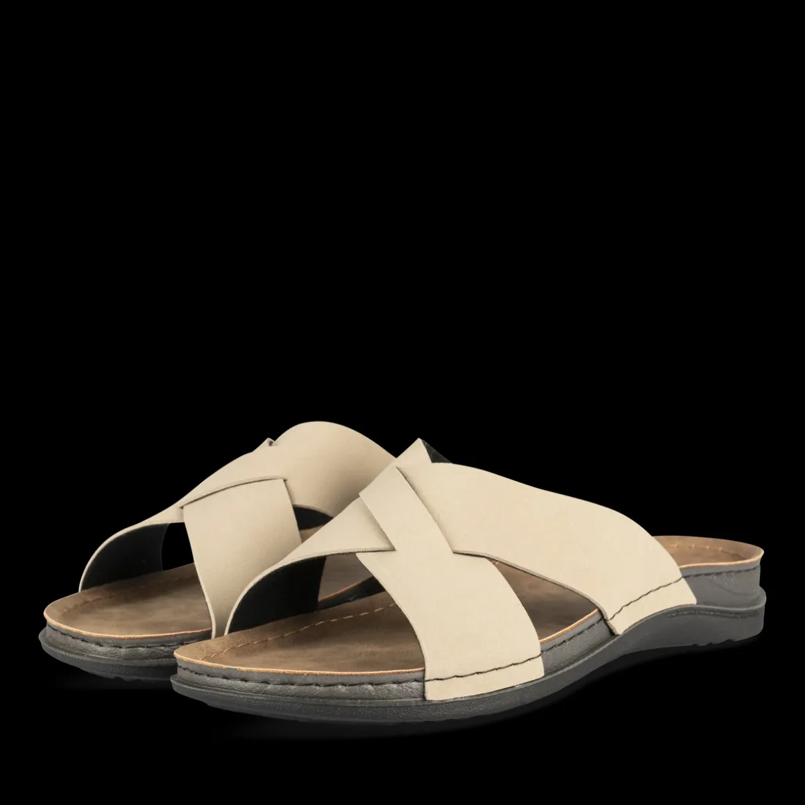 Slippers KASTANJEBRUIN